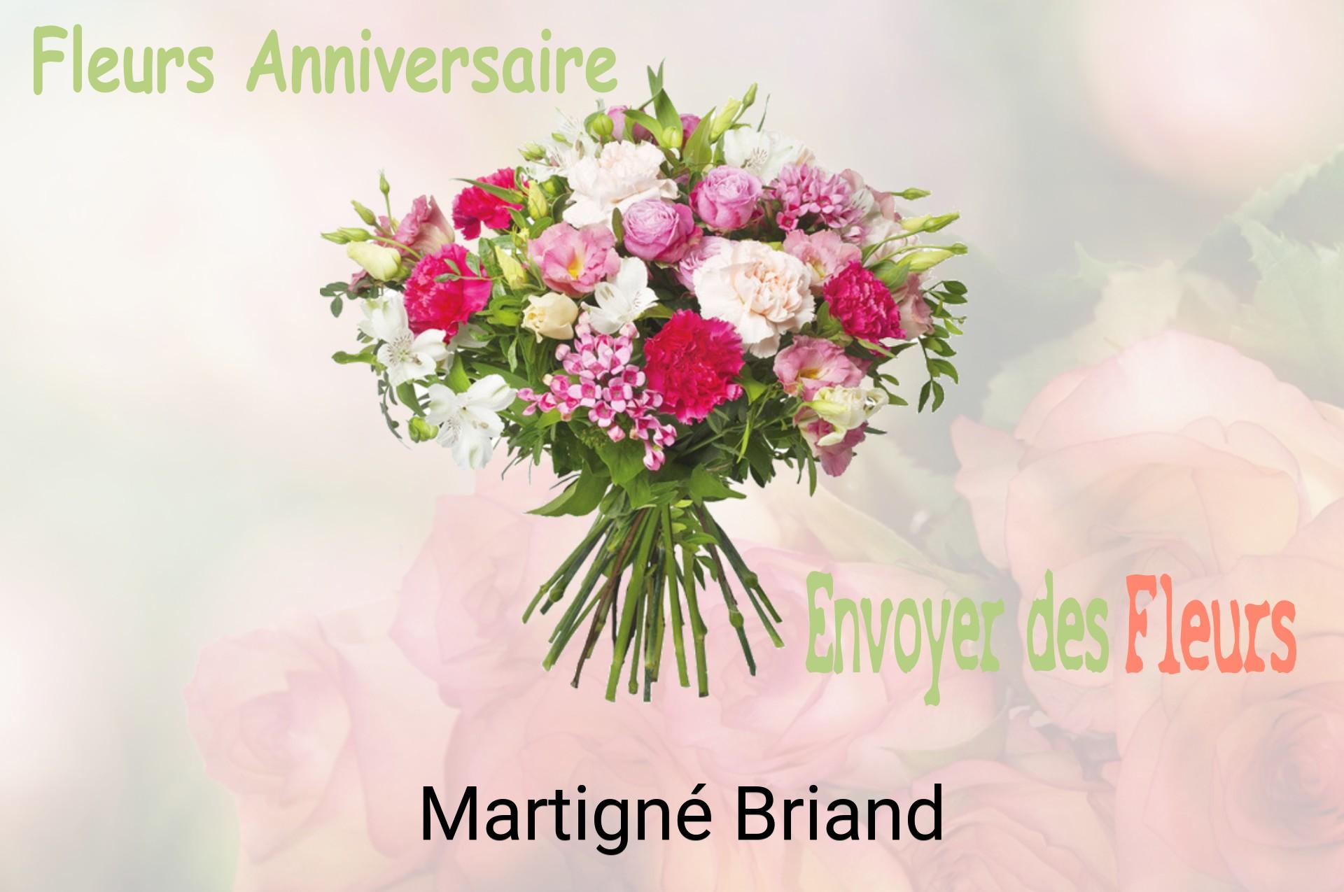 Bouquet de fleurs d’anniversaire livré à Martigné-Briand
